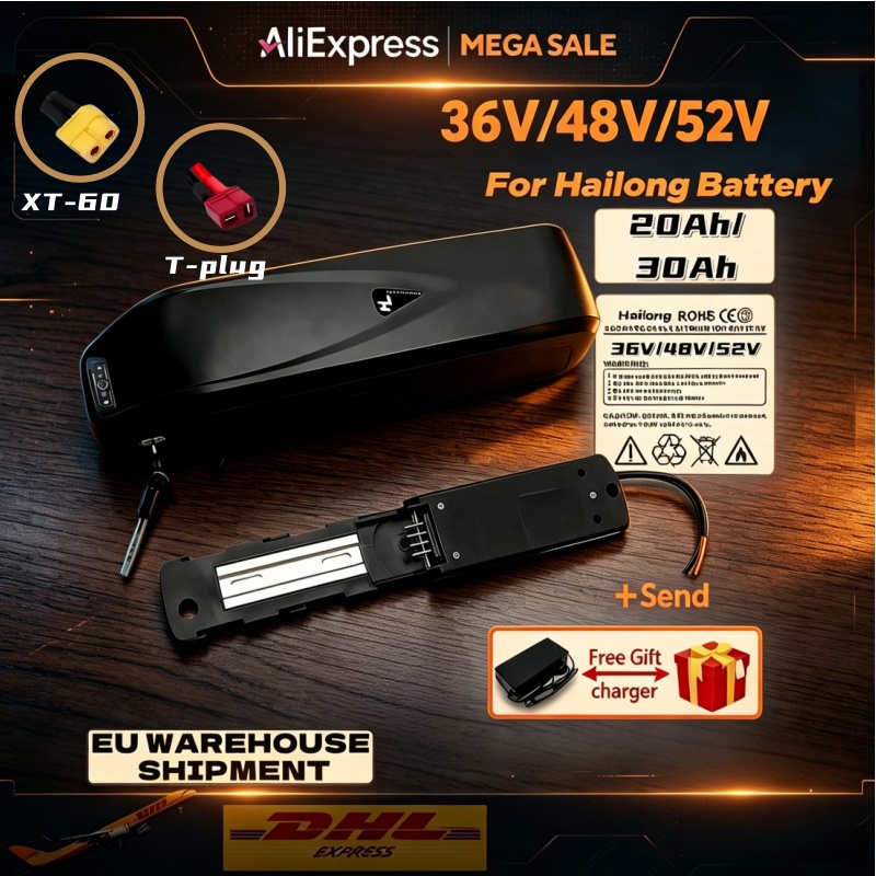 Ebike Battery 48V 20Ah Hailong - Hailong E-bike Battery 36V 48V 52V
