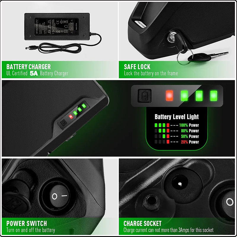 36v 48v 52v Electric bicycle c - Electric Bicycle Battery 72V 30Ah recension och pris